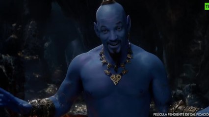 Will Smith se tiñe de azul en el nuevo tráiler de 'Aladdin'