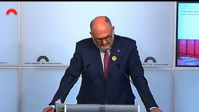 Eduard Pujol: ¿El Gobierno del supuesto diálogo nos está diciendo al Parlament que no podemos votar resoluciones que expresen ideas políticas?