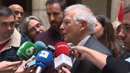 Borrell dice que si Torra se sale de la ley, el Gobierno recurrirá