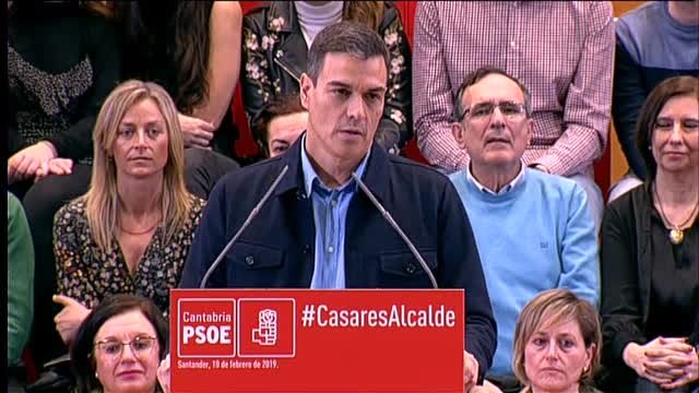 Sánchez: Trabajar por la unidad de España significa unirlos y no enfrentarlos como lo están haciendo las derechas en la plaza de Colón hoy