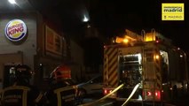 Desalojado un Burger King en Usera a causa del incendio de su cocina