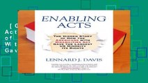 [GIFT IDEAS] Enabling Acts: The Hidden Story of How the Americans With Disabilities Act Gave the