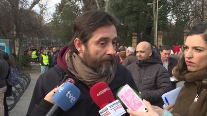 Podemos apoya la manifestación de los taxistas en Madrid