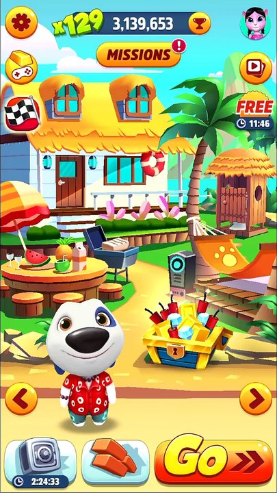 My Talking Tom Gold Run 09 Hawaiian Hank Gameplay Android