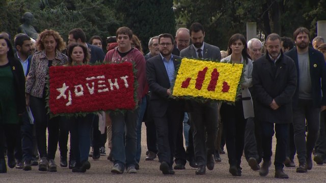 Homenaje a Lluís Companys por 78º aniversario de su muerte
