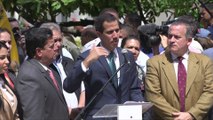 Guaidó se reúne con embajadores europeos, entre ellos el español