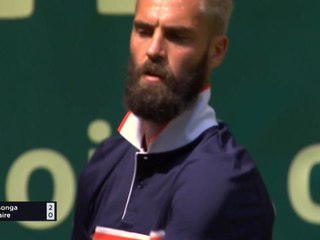 Halle - Tsonga domine Paire