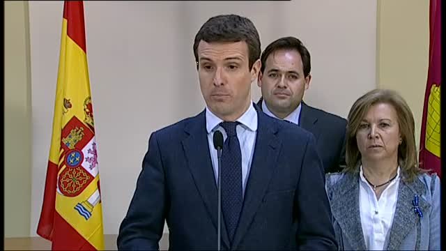 Pablo Casado: El presidente del Gobierno es el mayor traidor que tiene nuestra legalidad