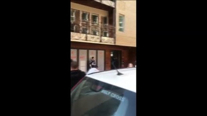 Pelea entre los aficionados de los Patriots tras el desfile por el triunfo en la Superbowl