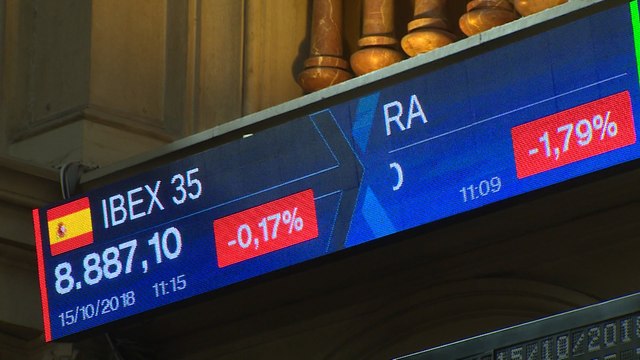 El Ibex 35 se mantiene plano (-0,03%) a media sesión