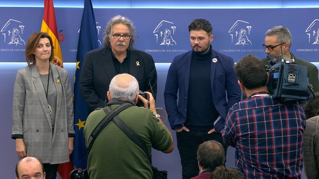 ERC tras registrar enmienda a la totalidad a los PGE