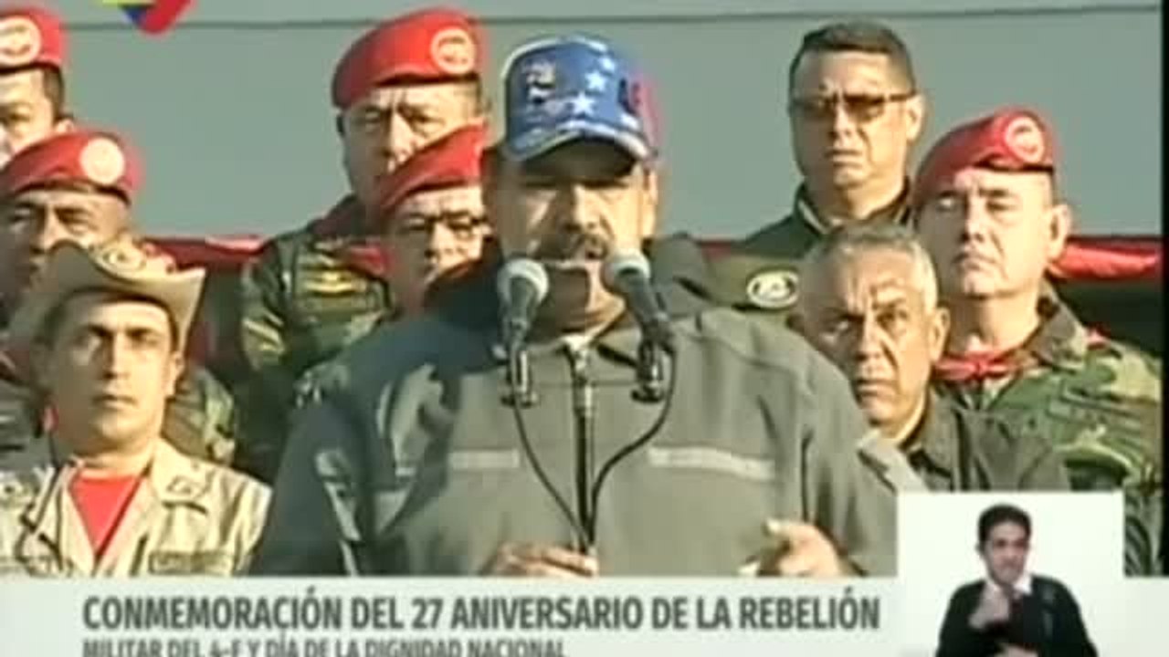Maduro: "Si algún día se concretara el golpe de Estado, sus manos, señor Pedro Sánchez, quedarán llenas de sangre"