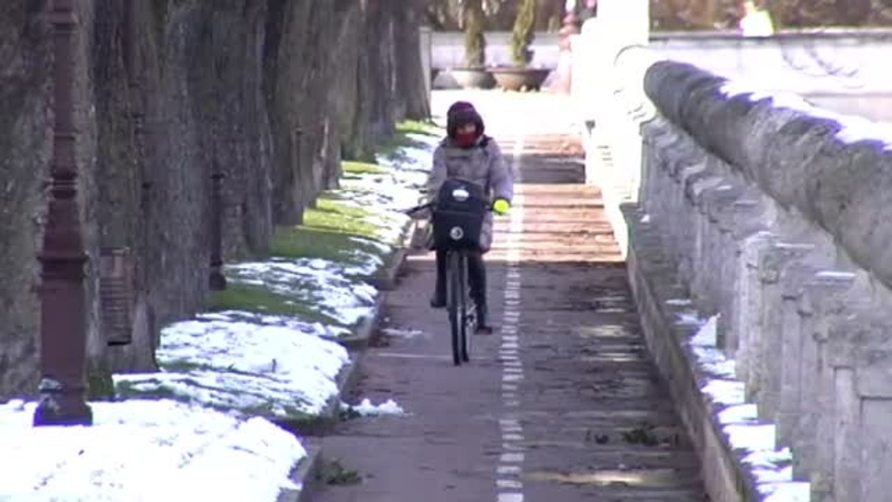El temporal mantiene los termómetros por debajo de los cero grados