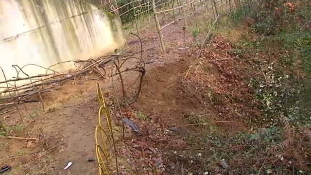 Muere el copiloto de un coche tras caer por un puente a las vías del tren en Pontevedra