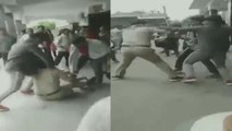 GRP official thrashed by two youths in UP's Deoria | Viral Video | Oneindia News