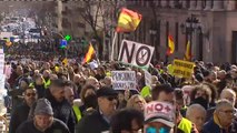 Multitudinaria manifestación en Madrid por la dignidad de las pensiones