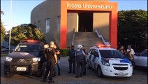 Policiais reforçam segurança na Ufes