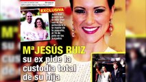 María Jesús Ruiz y Julio Ruz, enfrentados por la custodia de su hija