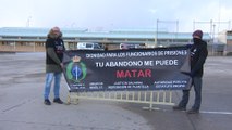 Funcionarios de Prisiones se manifiestan en Soto del Real