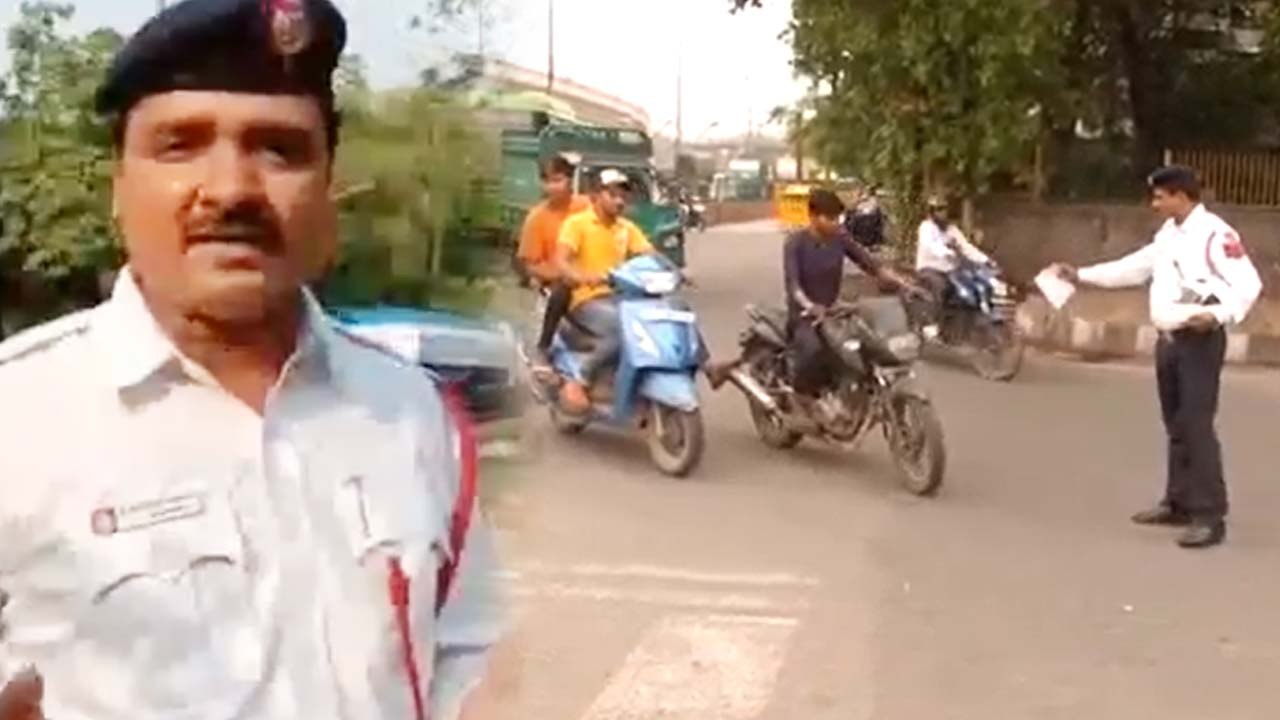 Delhi Traffic Police ने Road Safety गाया Rap So...