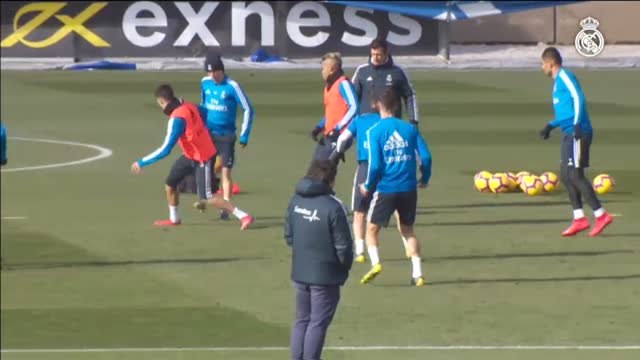 El Real Madrid prepara su encuentro con el Alavés