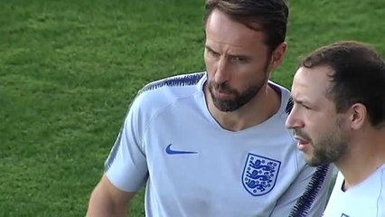 La selección de Inglaterra se prepara para el choque con España