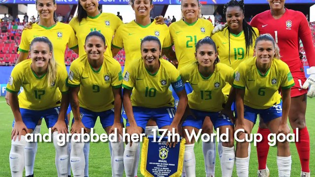 Marta for the win: Brazil star breaks football World Cup record