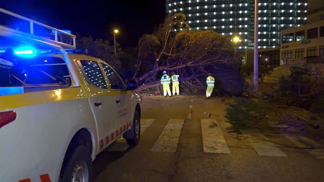El huracán Leslie entra en España con intensidad de tormenta tropical