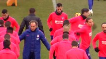 El Atlético continúa preparando el partido ante el Betis