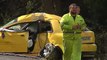 Mueren tres jóvenes en Ferrol al estrellar su coche contra un poste de hormigón