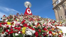 Récord de participación en la Ofrenda de Flores a la Virgen del Pilar