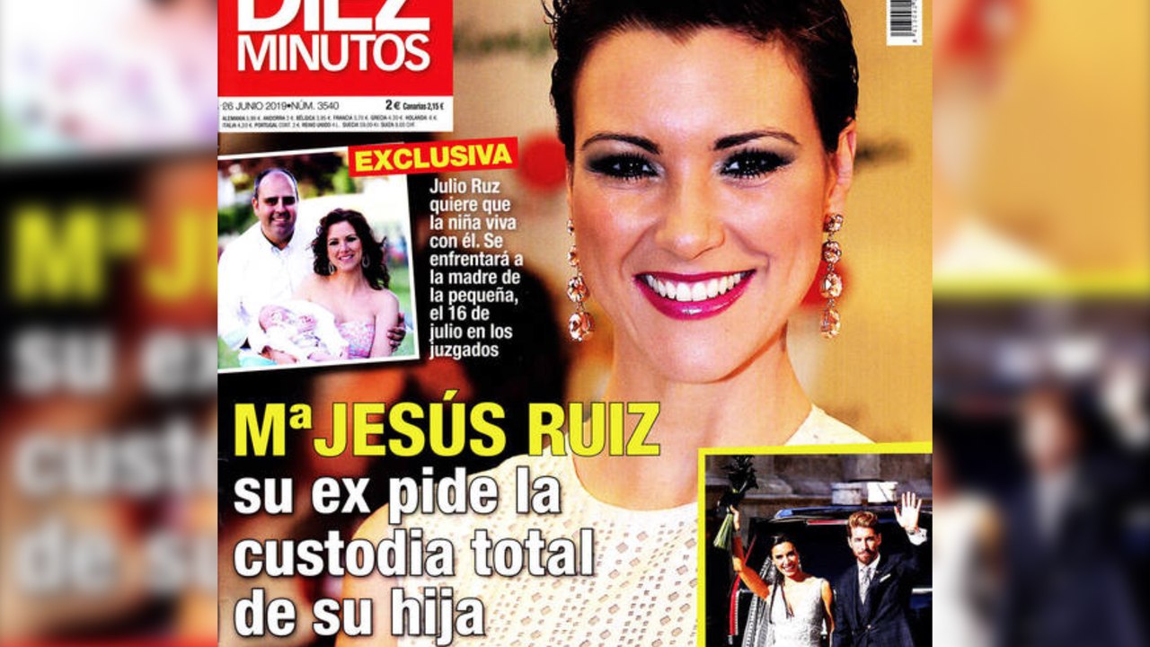 María Jesús Ruiz y Julio Ruz, enfrentados por la custodia de su hija