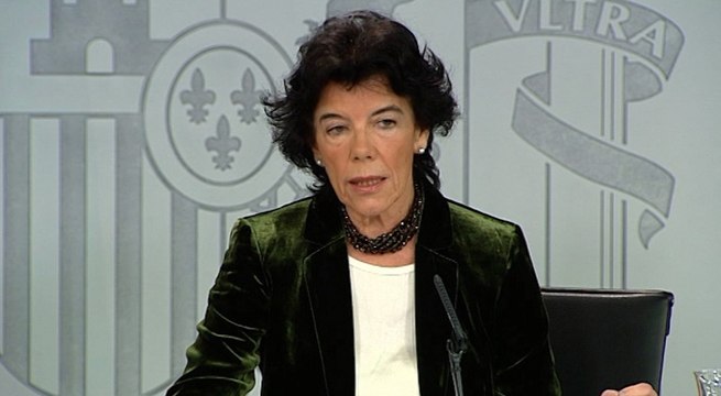 Celaá: Cataluña necesita urgentemente diálogo interno