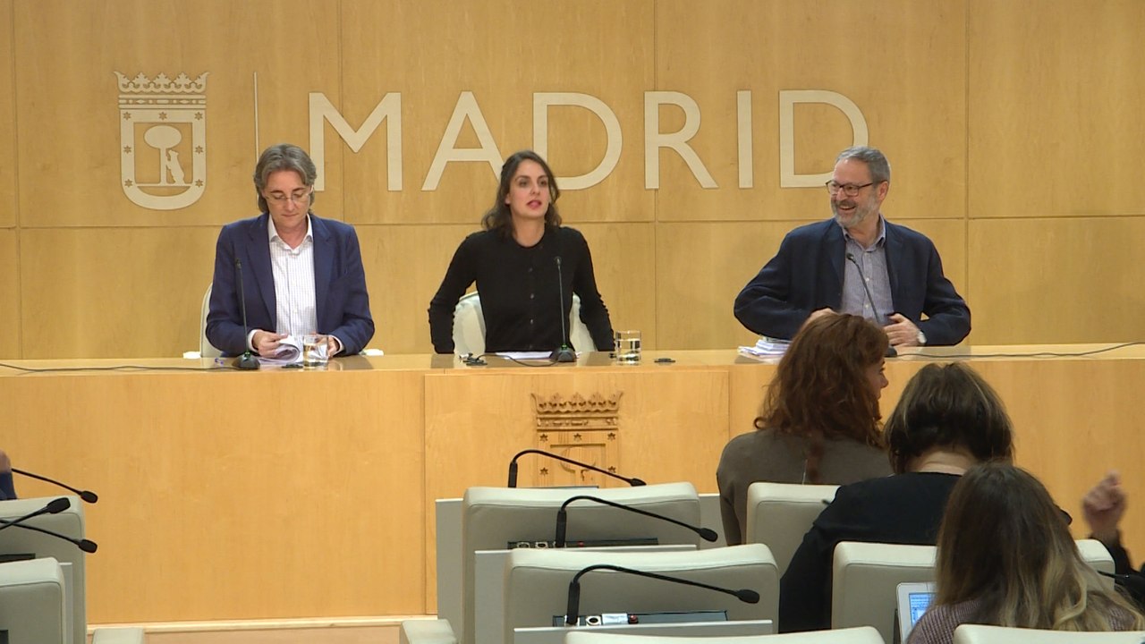 Rueda de prensa posterior a la Junta del Ayuntamiento de Madrid
