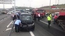 KOCAELİ TEM Otoyolundaki kazada İstanbul istikameti ulaşıma kapandı
