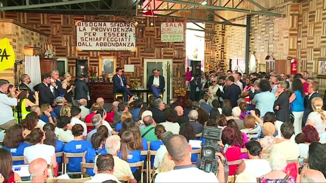 Napoli - Conte alla presentazione del “Rapporto sul quartiere Napoli Est” (18.06.19)