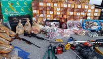 Guardia Civil desarticula un grupo que robaba de jamones en Teruel y Valencia