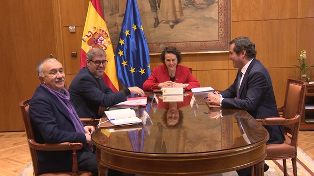 Valerio se reúne con agentes sociales