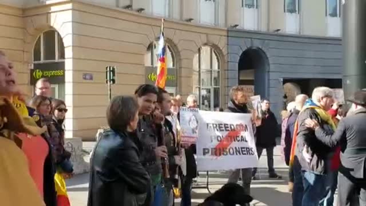 El exconseller Toni Comín defiende en Bruselas que el juicio del 1-O es una "farsa"