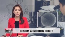 KAERI invents special robot that detects and adsorbs radioactive Cesium