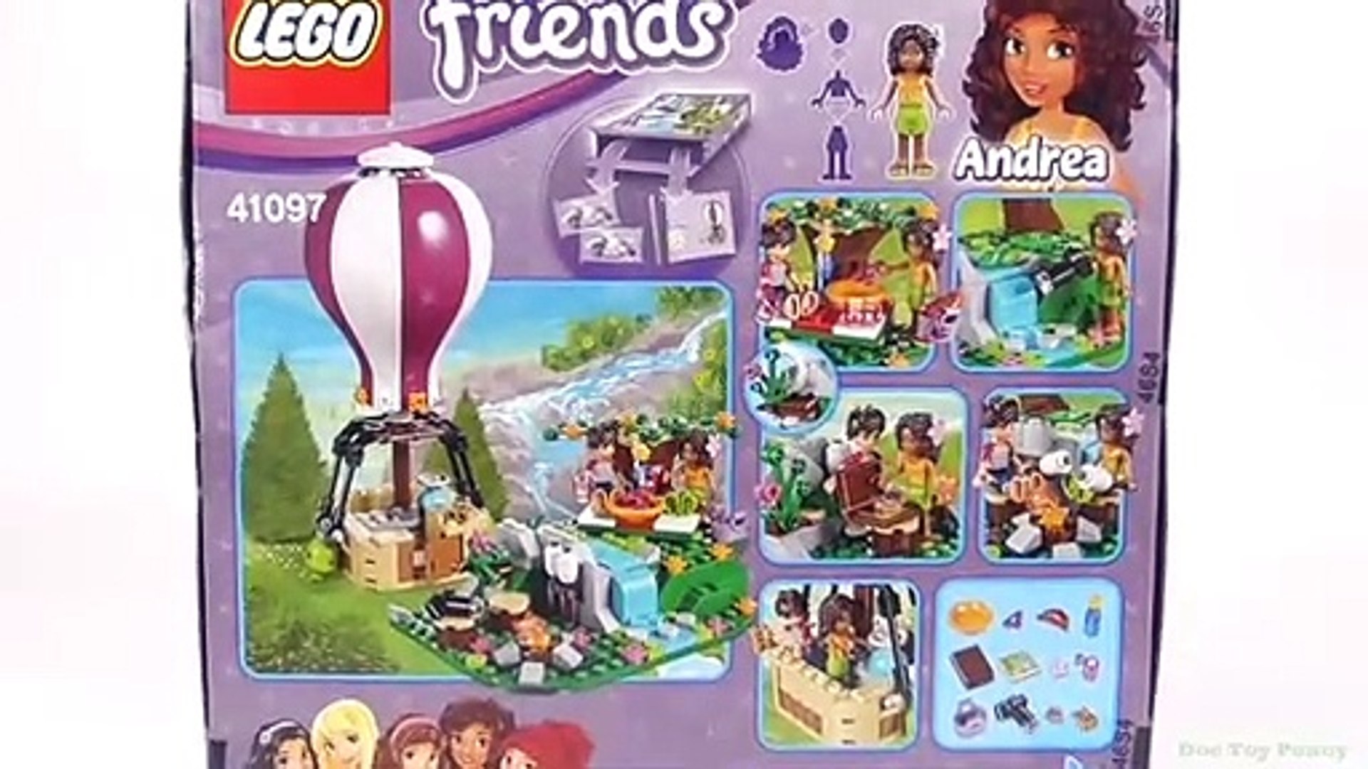 LEGO Friends Heartlake Hot Air Balloon (41097) - Toy Unboxing and Speed  Build - video Dailymotion