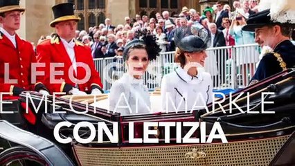 El feo gesto de Meghan Markle con la reina Letizia