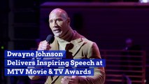 Dwayne Johnson Gives Speech For Icon Generation Award