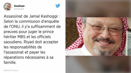 Affaire Kashoggi. Des preuves suffisantes pour enquêter sur le prince héritier saoudien selon l’ONU