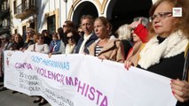 Concentración para condenar el crimen machista de Dos Hermanas