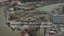 Obras del Canal de Deusto, en Bilbao