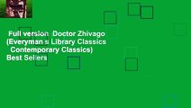Full version  Doctor Zhivago (Everyman s Library Classics   Contemporary Classics)  Best Sellers