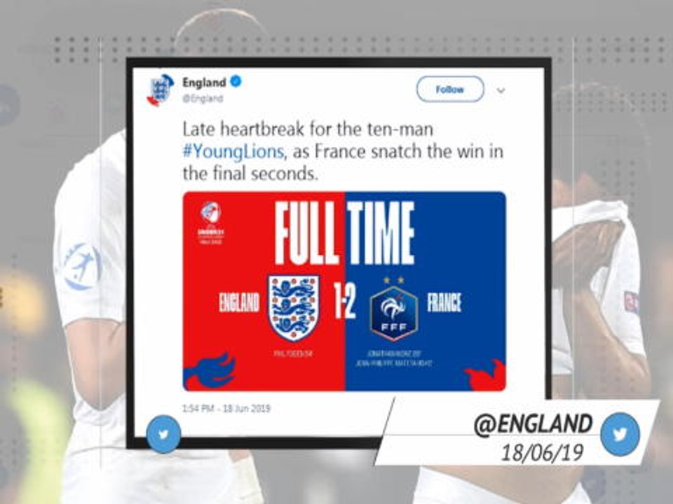 كرة قدم: يورو 2019: تواصل اجتماعي- منتخب شباب فرنسا يتغلّب على نظيره الإنكليزي