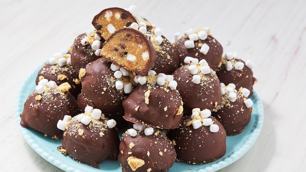 S'mores Cookie Dough Truffles Are Little Balls Of Happiness