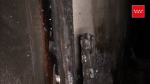 Aparatoso incendio en una vivienda de Navalcarnero (Madrid) que ha quedado completamente destruida